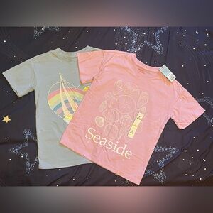 NWT/NWOT Girls Sz 8(M) Cat & Jack 2 t shirt bundle